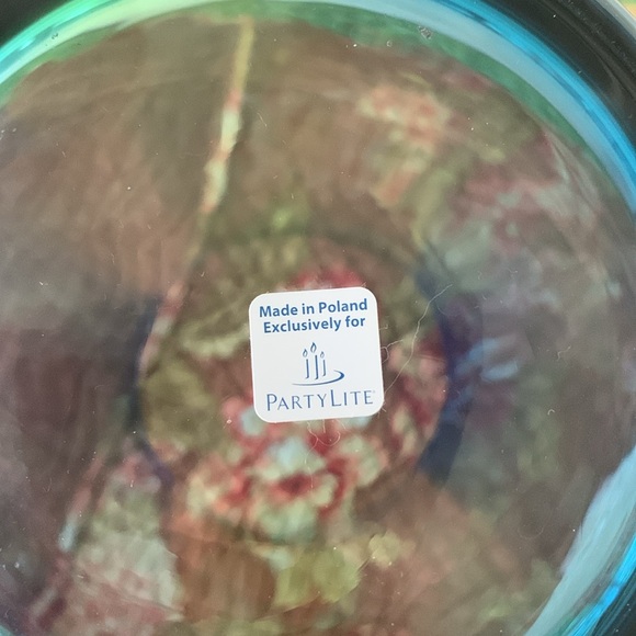 Party Lite spring glass addition made in Poland, EUC - Picture 8 of 13